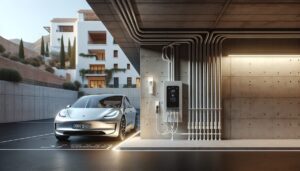 Cargador en garaje comunitario en Granada sin permiso